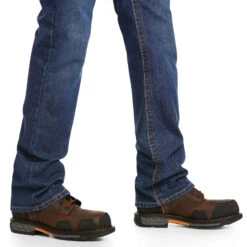 10012552 Men's Flame Resistant M4 Relaxed Basic Boot Cut Jean By Ariat -Western Cowboy Equipment Store 10012552 01