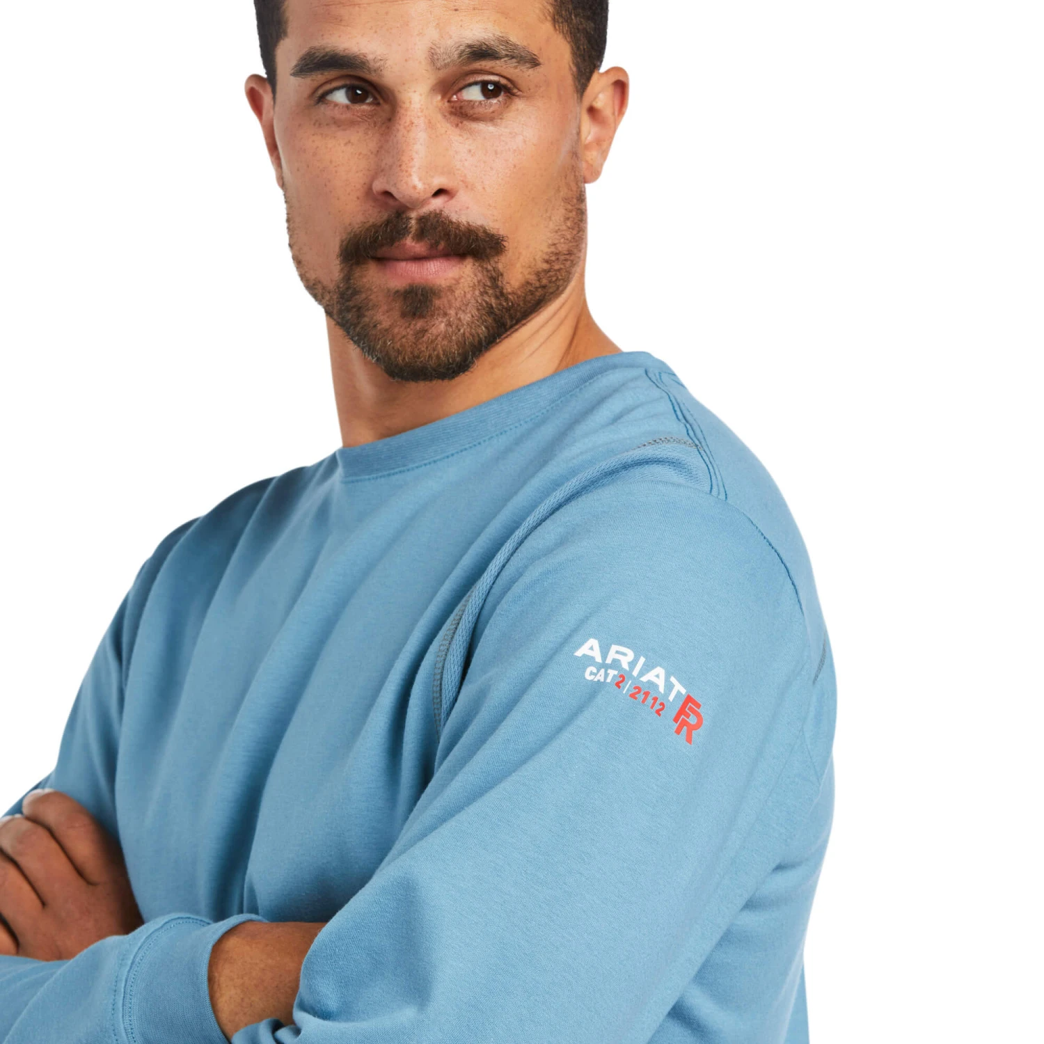 10039398 Men's Flame Resistant AC Crew T-Shirt By Ariat 2 10039398 Men's Flame Resistant AC Crew T-Shirt By Ariat - Image 2