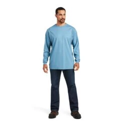 10039398 Men's Flame Resistant AC Crew T-Shirt By Ariat 7 10039398 Men's Flame Resistant AC Crew T-Shirt By Ariat -Western Cowboy Equipment Store 10039398 full