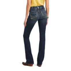 10041059 Women's R.E.A.L. Perfect Rise Lexie Boot Cut Jean By Ariat -Western Cowboy Equipment Store 10041059 back