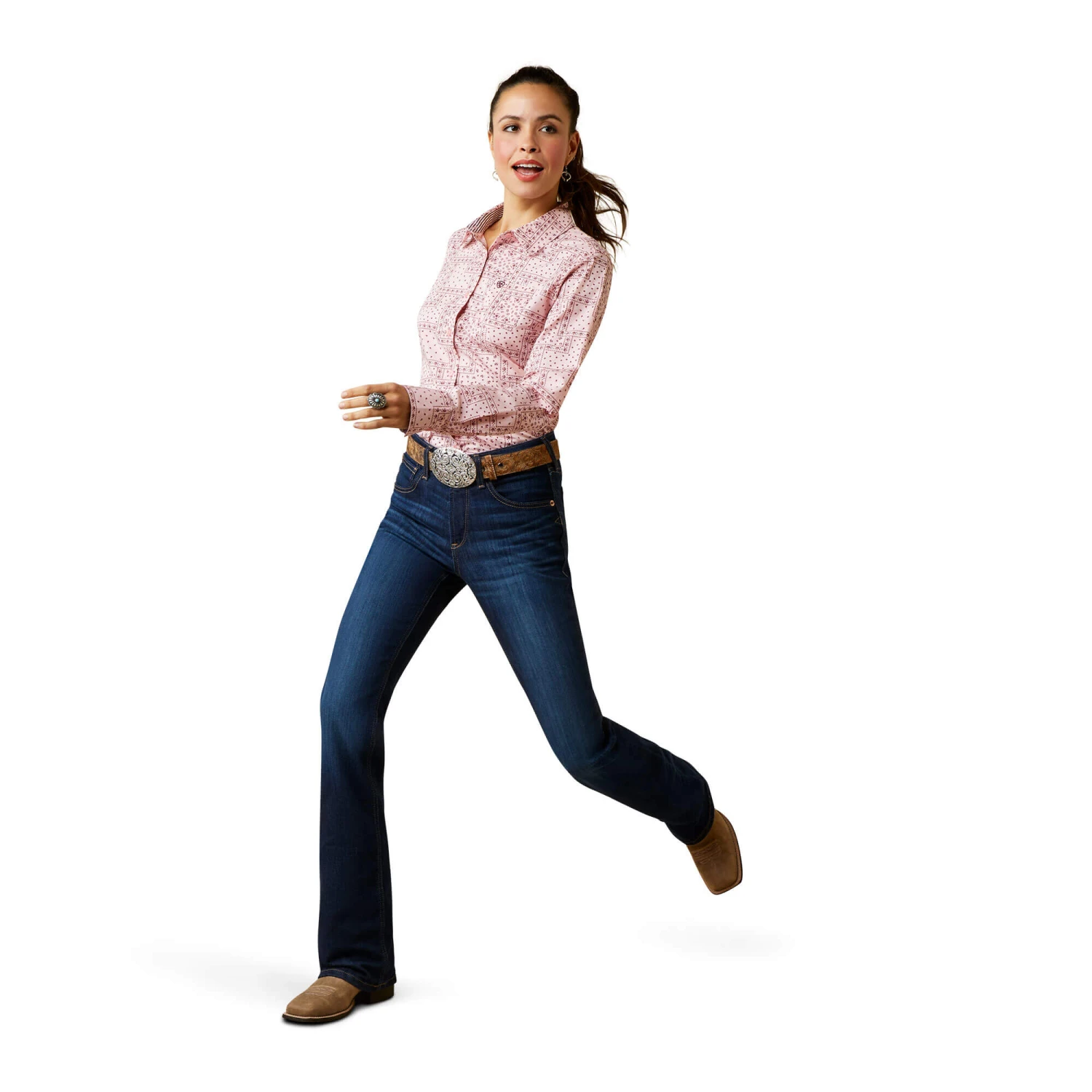 10043475 Women's Wrinkle Resist Kirby Stretch Shirt By Ariat 9 10043475 Women's Wrinkle Resist Kirby Stretch Shirt By Ariat - Image 9