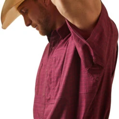 10043513 Men's VentTEK Classic Fit Short Sleeve Shirt By Ariat -Western Cowboy Equipment Store 10043513 03