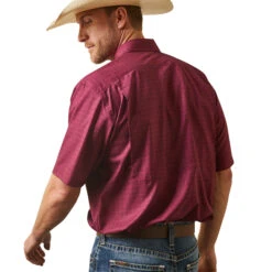 10043513 Men's VentTEK Classic Fit Short Sleeve Shirt By Ariat -Western Cowboy Equipment Store 10043513 back