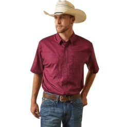 10043513 Men's VentTEK Classic Fit Short Sleeve Shirt By Ariat