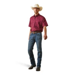 10043513 Men's VentTEK Classic Fit Short Sleeve Shirt By Ariat -Western Cowboy Equipment Store 10043513 full