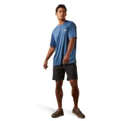 10043769 Men's Charger Stamp T-Shirt By Ariat -Western Cowboy Equipment Store 10043769 full