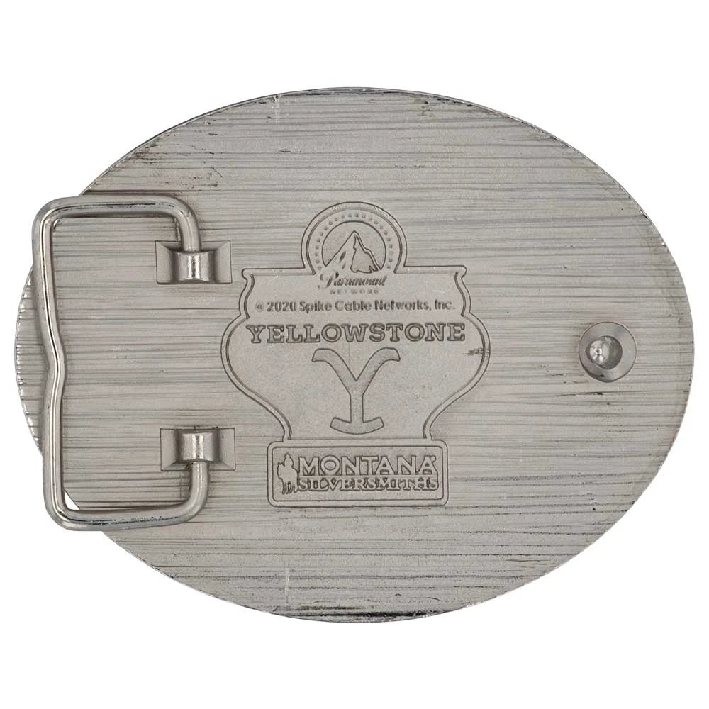 A909yel Yellowstone "Protect This Family" Belt Buckle By Montana Silversmiths 2 A909yel Yellowstone "Protect This Family" Belt Buckle By Montana Silversmiths - Image 2