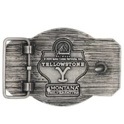 A910yel The Dutton Ranch Attitude Belt Buckle By Montana Silversmiths -Western Cowboy Equipment Store A910YEL alt