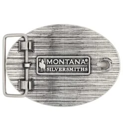 A924cst World Needs More Cowboy Attitude Buckle By Montana Silversmiths -Western Cowboy Equipment Store A924CST alt
