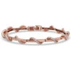 Montana Silversmiths Bc4155rg Twisting Rose Gold Bracelet By Montana Silversmith