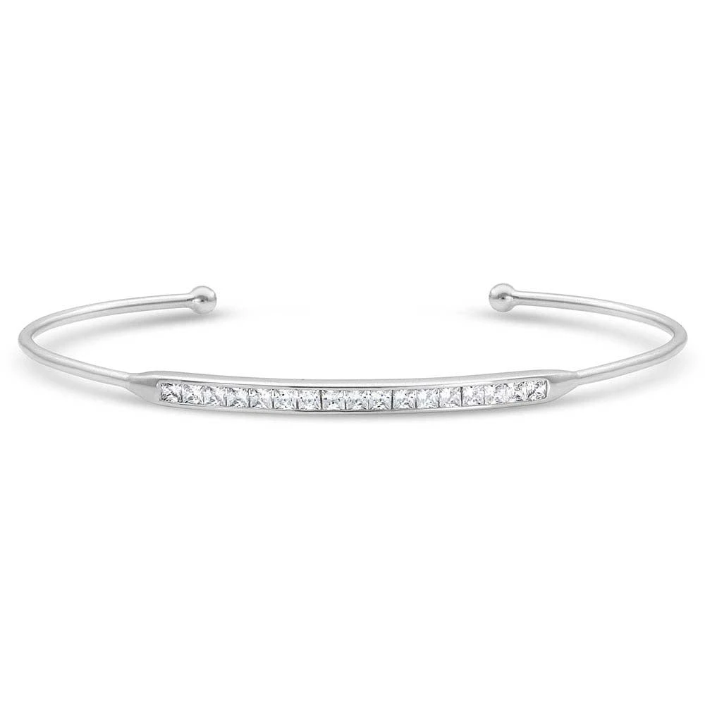 Bc4456 Minimal Clear Stone Bar Cuff Bracelet By Montana Silversmiths 1 Bc4456 Minimal Clear Stone Bar Cuff Bracelet By Montana Silversmiths
