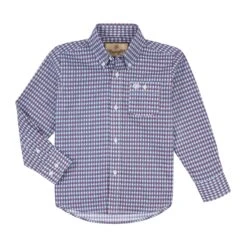 Bgb871m Boy's Long Sleeve Button Shirt By Wrangler -Western Cowboy Equipment Store BGB871M LF01 SWLL PRD