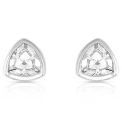 Er3216 Tiny Trillion Stud Earrings By Montana Silversmiths