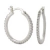 Er3875 Classic Medium Hoop Earrings By Montana Silversmiths