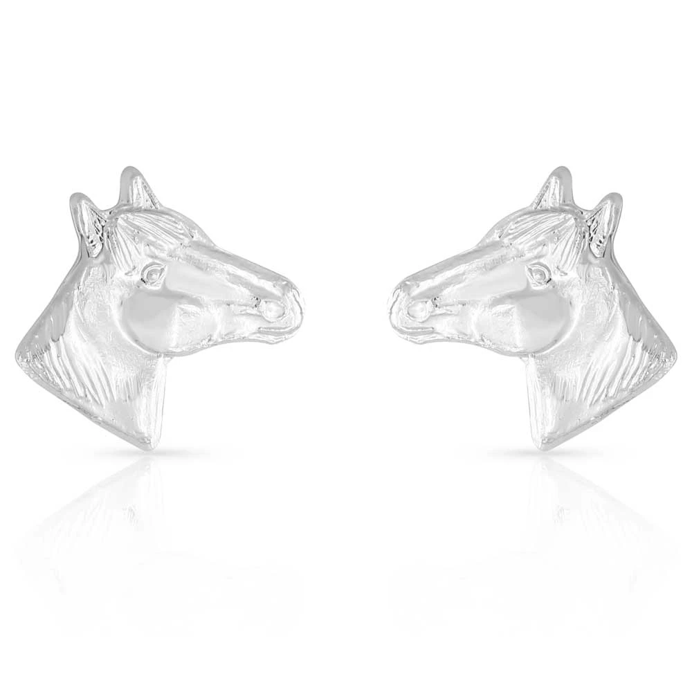 Er41 Small Horse Head Earrings By Montana Silversmiths 1 Er41 Small Horse Head Earrings By Montana Silversmiths
