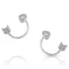 Er5021 Doe Silver Arrow Earrings By Montana Silversmiths