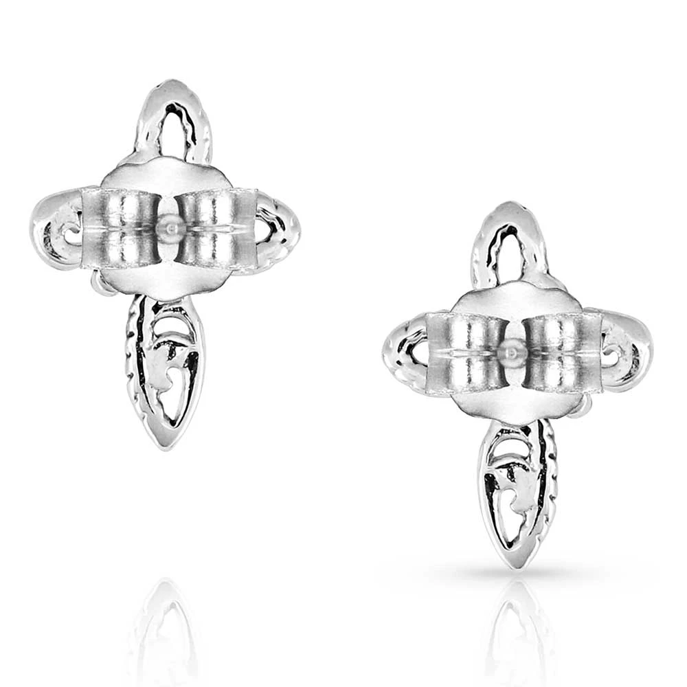 Er5185 Hold Steady Faith Cross Earrings By Montana Silversmiths 3 Er5185 Hold Steady Faith Cross Earrings By Montana Silversmiths - Image 3