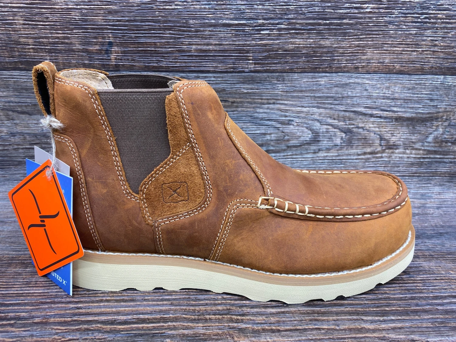 Mcan001 Men's 4 Inch Nano Toe Chelsea Slip On Work Boot By Twisted X 2 Mcan001 Men's 4 Inch Nano Toe Chelsea Slip On Work Boot By Twisted X - Image 2