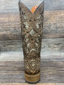 C3275 Women's Oryx Glittered Square Toe Boot By Corral -Western Cowboy Equipment Store IMG 3302