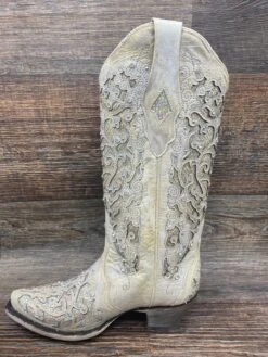 A3322 Ladies Snip Toe Western Boot By Corral -Western Cowboy Equipment Store IMG 3308