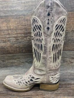A1197 Ladies Brown/Black Wing & Cross By Corral -Western Cowboy Equipment Store IMG 3315