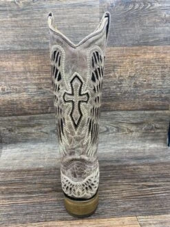 A1197 Ladies Brown/Black Wing & Cross By Corral -Western Cowboy Equipment Store IMG 3316