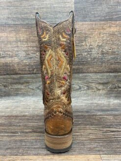 C2915-1 Women's Whip Stitch Square Toe Western Boot By Corral -Western Cowboy Equipment Store IMG 3332