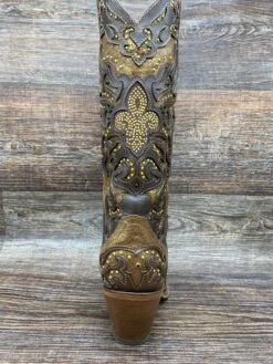 C2826 Women's Fleur De Lis Embroidered Snip Toe Western Boot By Corral -Western Cowboy Equipment Store IMG 3866
