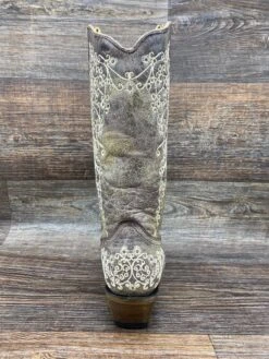 A1094 Women's Embroidered Snip Toe Western Boot By Corral -Western Cowboy Equipment Store IMG 3881