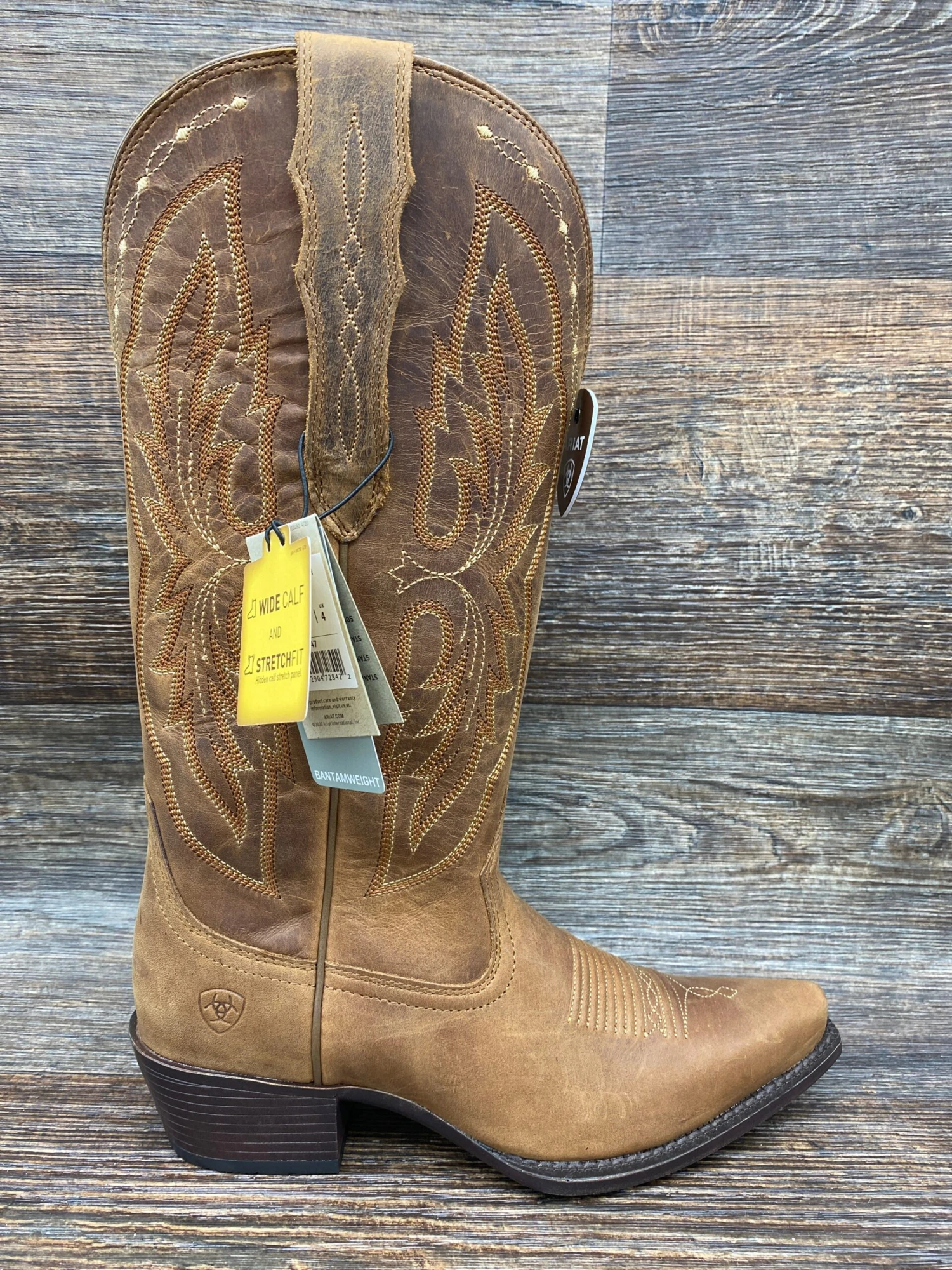 10036047 Women's Heritage X Toe 13 Inch Western Boot With Elastic Calf By Ariat 2 10036047 Women's Heritage X Toe 13 Inch Western Boot With Elastic Calf By Ariat - Image 2