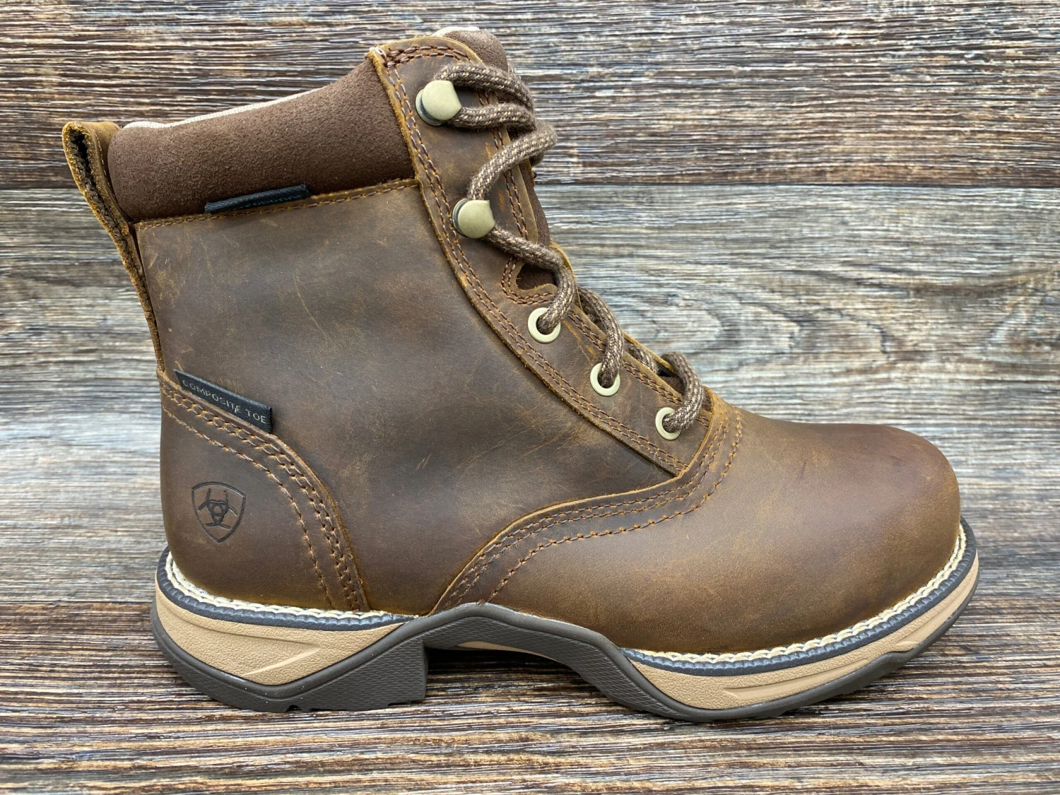 10034143 Women's Anthem Waterproof Composite Toe Lace Up By Ariat 2 10034143 Women's Anthem Waterproof Composite Toe Lace Up By Ariat - Image 2