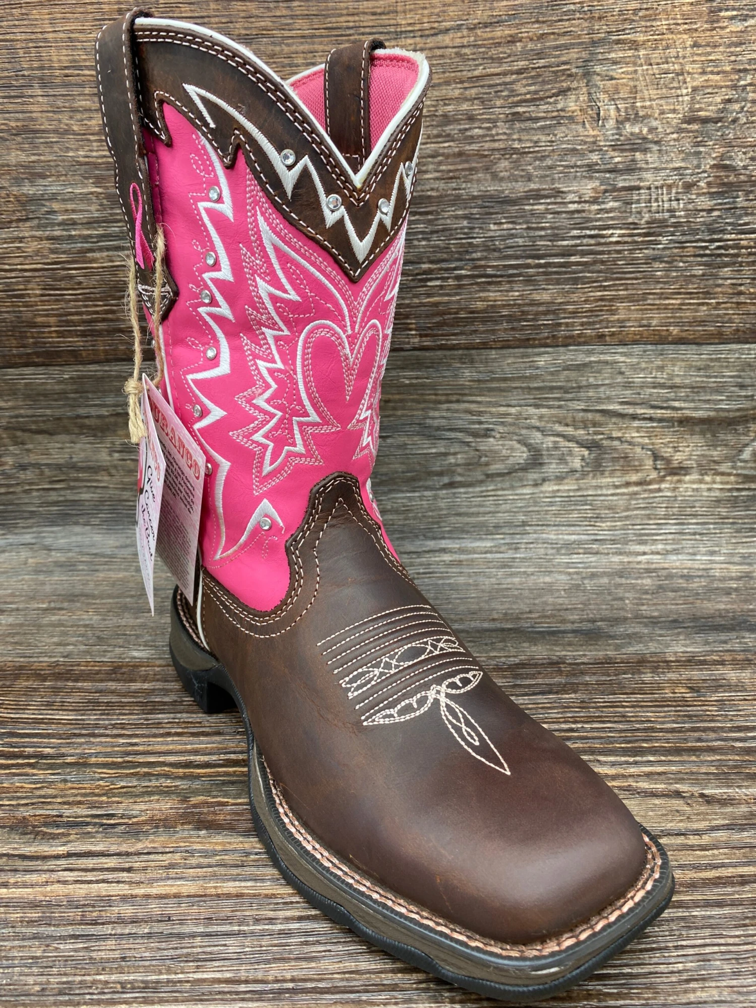 Rd3557 Women's Pink Ribbon Lady Rebel Western Boot By Durango 1 Rd3557 Women's Pink Ribbon Lady Rebel Western Boot By Durango