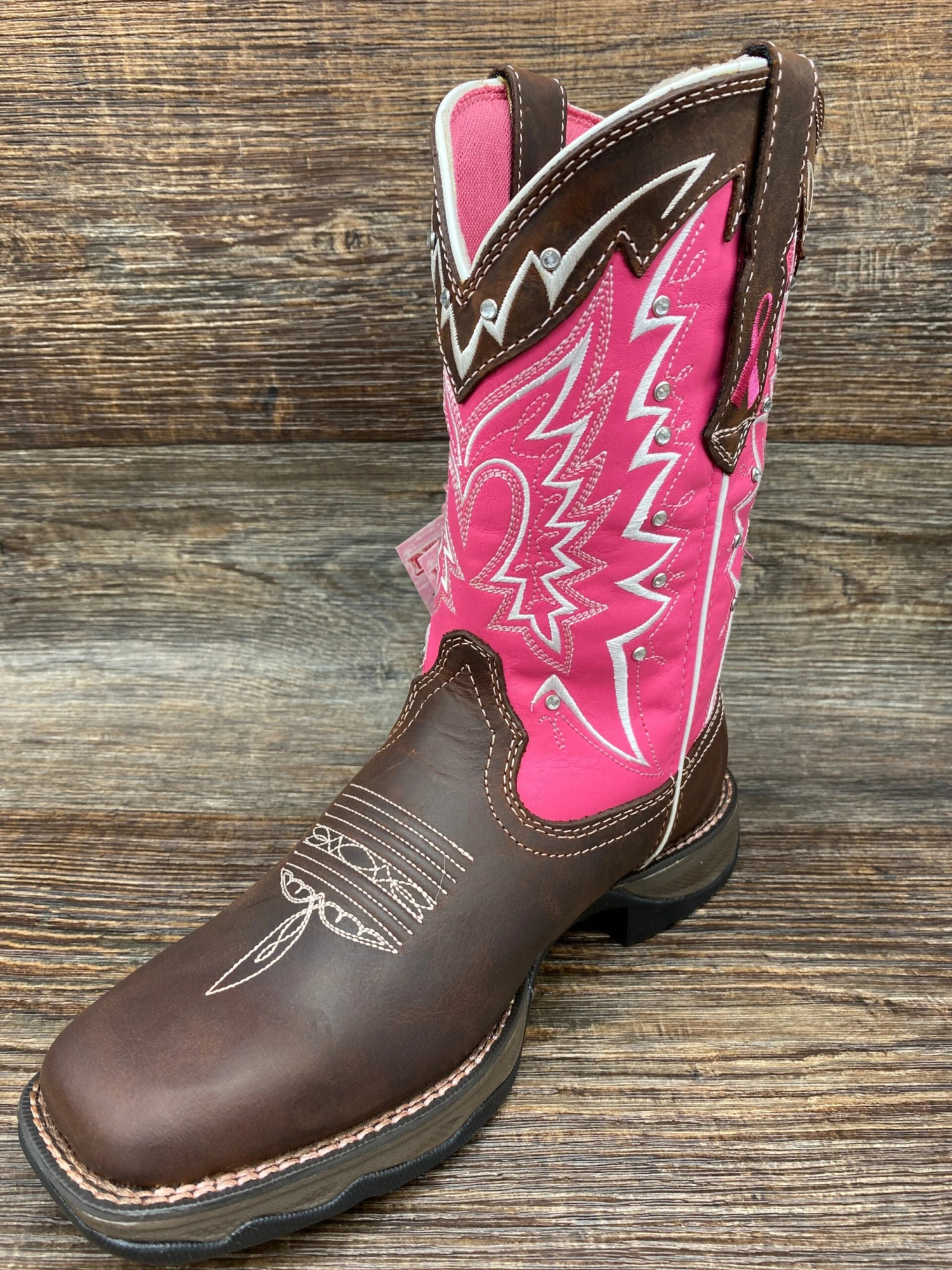 Rd3557 Women's Pink Ribbon Lady Rebel Western Boot By Durango 5 Rd3557 Women's Pink Ribbon Lady Rebel Western Boot By Durango - Image 5