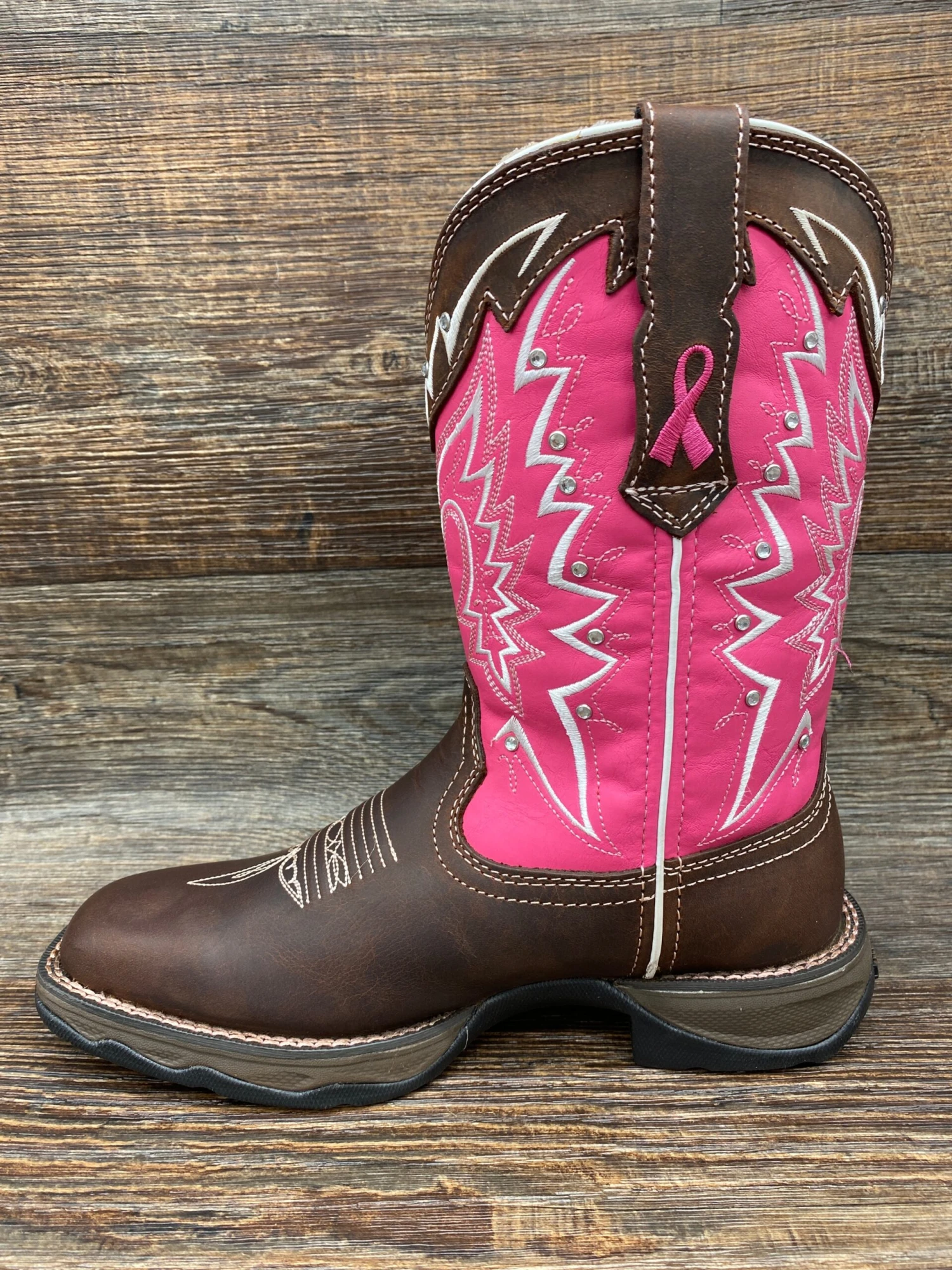 Rd3557 Women's Pink Ribbon Lady Rebel Western Boot By Durango 6 Rd3557 Women's Pink Ribbon Lady Rebel Western Boot By Durango - Image 6
