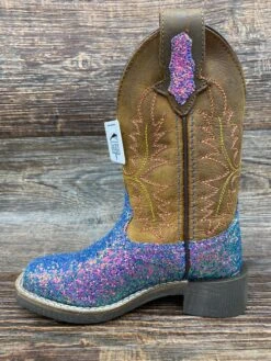 3077c Kid's Pastel Glitter Square Toe Western Boots By Smoky Mountain - 3077C Children's Sizes 8.5-3 11 3077c Kid's Pastel Glitter Square Toe Western Boots By Smoky Mountain - 3077C Children's Sizes 8.5-3 -Western Cowboy Equipment Store IMG 4283