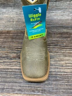 10035858 Kid's Anthem Square Toe Work Boot By Ariat. Toddler Sizes 8-10 -Western Cowboy Equipment Store IMG 4360