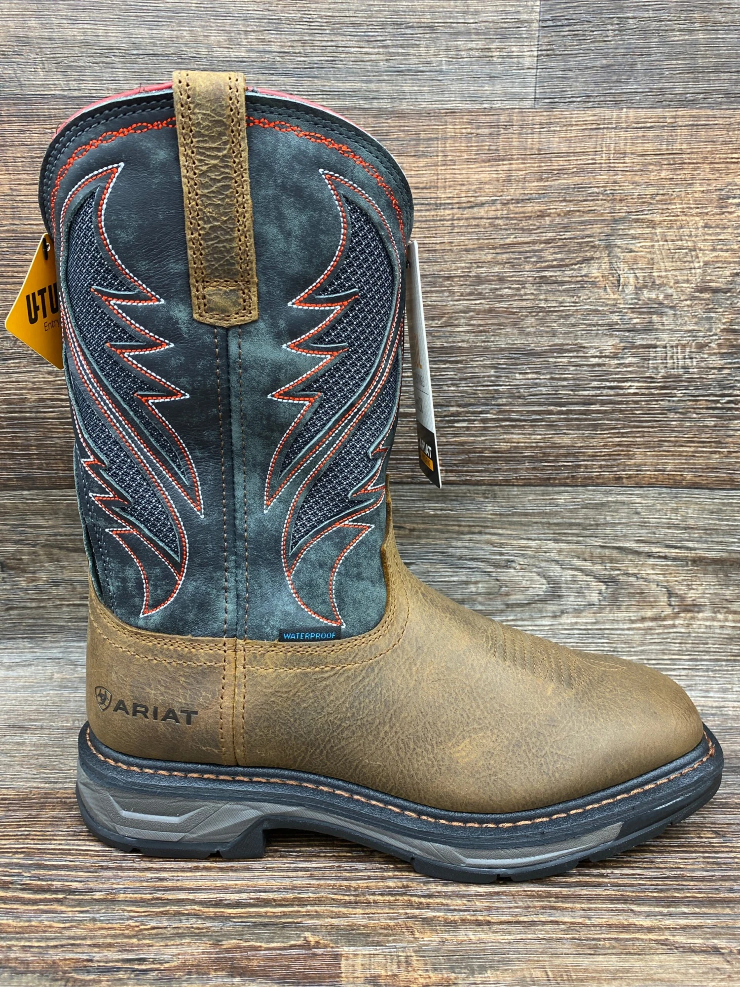 10035984 Men's Workhog XT Square Toe Waterproof Soft Toe Work Boot By Ariat 2 10035984 Men's Workhog XT Square Toe Waterproof Soft Toe Work Boot By Ariat - Image 2