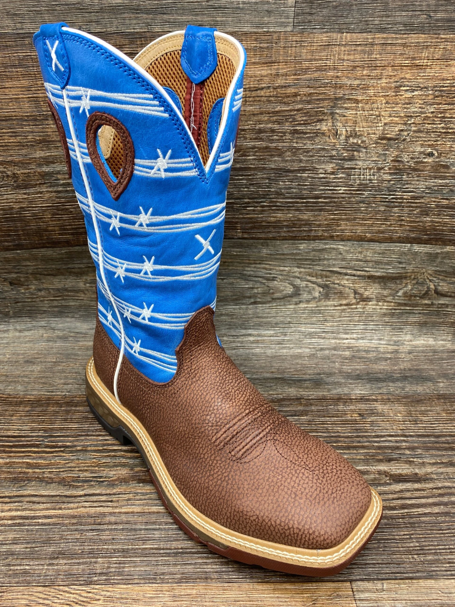 Mxb0001 Men's Cell Stretch Square Toe Work Boot By Twisted X 1 Mxb0001 Men's Cell Stretch Square Toe Work Boot By Twisted X