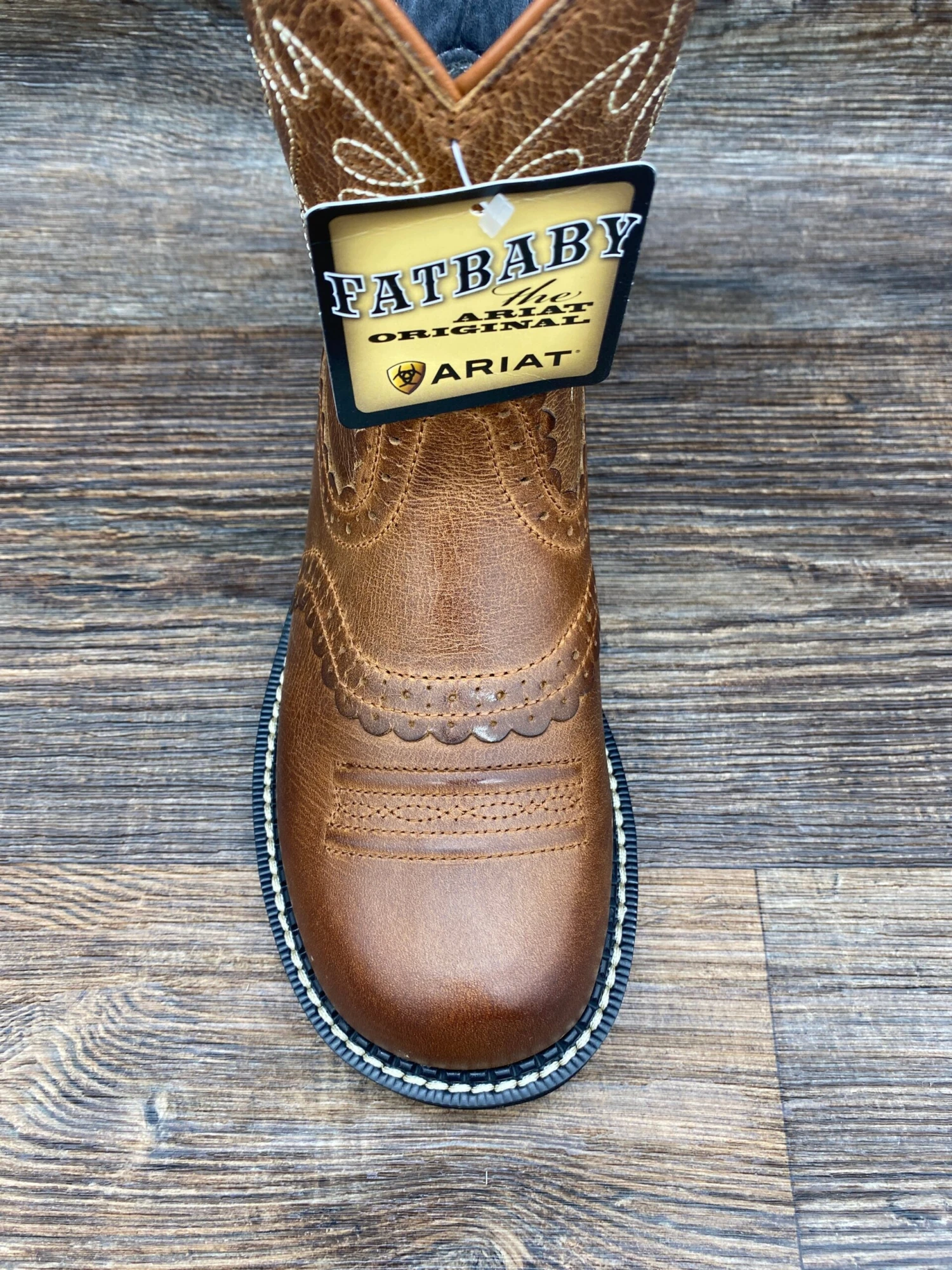 10000860 Women's Fatbaby Saddle Round Toe Western Boot By Ariat 3 10000860 Women's Fatbaby Saddle Round Toe Western Boot By Ariat - Image 3