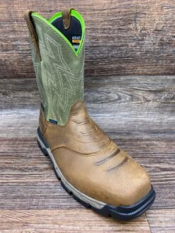 10021486 Men's Rebar Composite Toe Slip On Waterproof Work Boot By Ariat