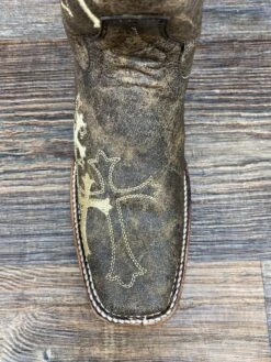 L5042 Women's Circle-G Cross Embroidered Square Toe Boot By Corral -Western Cowboy Equipment Store IMG 4759