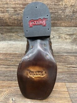 9339309060b Women's Bronco Pirarucu Print Square Toe Boot By Ferrini -Western Cowboy Equipment Store IMG 4769