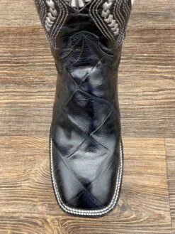 4359304080d Men's Jesse Black Alligator Print Square Toe Boot By Ferrini -Western Cowboy Equipment Store IMG 4778