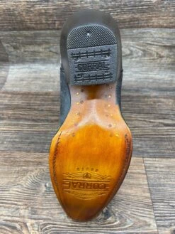 Z5003 Women's Snip Toe Black & White Floral Skull Embroidered Western Boot By Corral -Western Cowboy Equipment Store IMG 4828