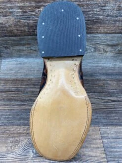 158q Men's Pirarucu Fish Print Square Toe Western Boot By Cowtown -Western Cowboy Equipment Store IMG 5004