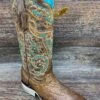 A4045 Women's Genuine Full-Quill Exotic Square Toe Western Boot By Corral