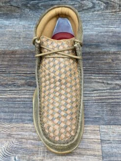 Mdm0033 Men's Driving Moc Casual Shoe With Basket Weave By Twisted X -Western Cowboy Equipment Store IMG 5028