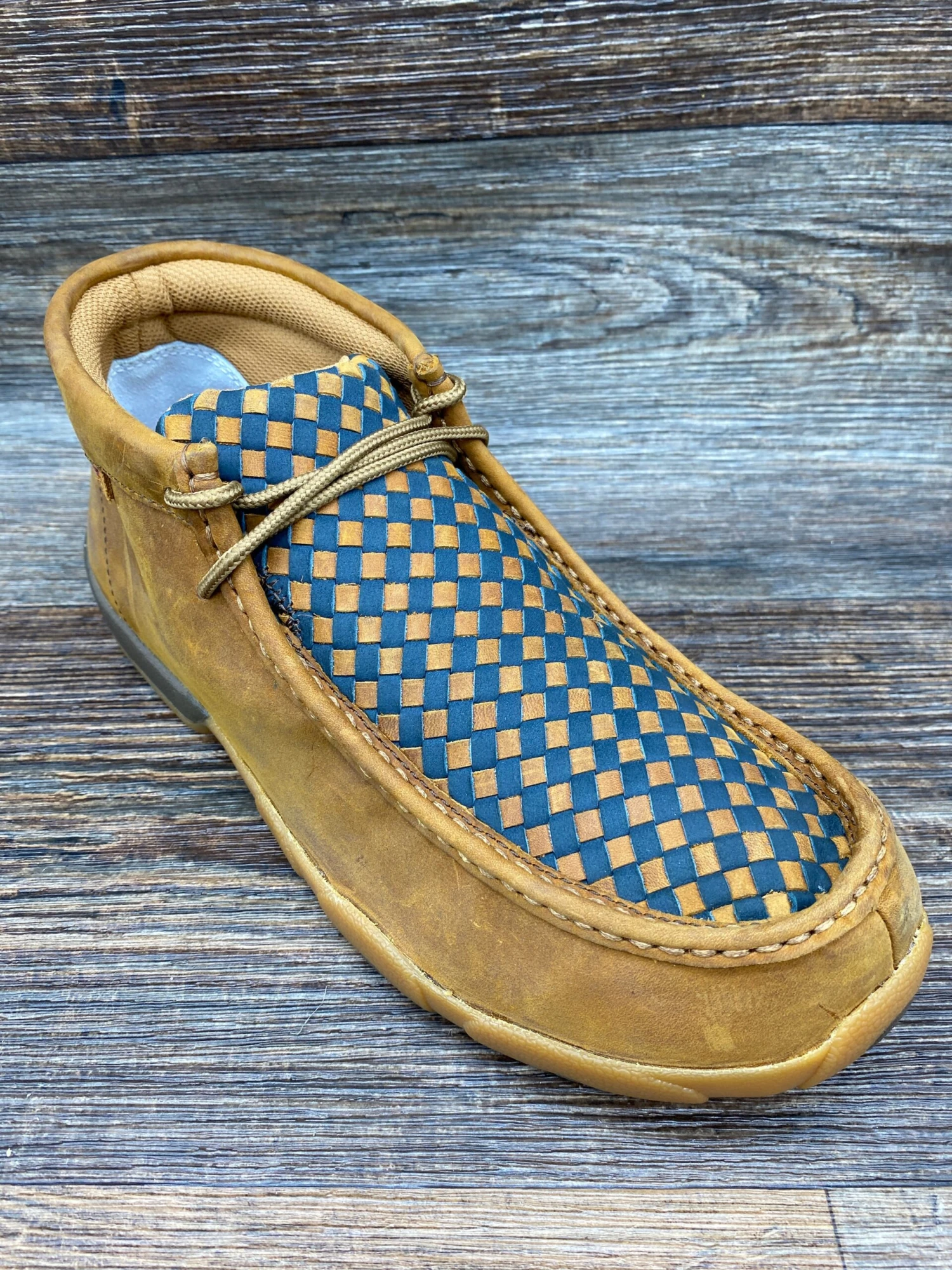 Mdm0057 Men's Driving Moc Casual Shoe With Basket Weave By Twisted X 1 Mdm0057 Men's Driving Moc Casual Shoe With Basket Weave By Twisted X