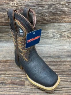 Dbt0219 Kid's Lil' Rebel Pro Square Toe Western Boot By Durango