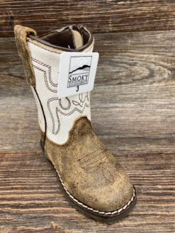 3109t Infant And Toddler's Autry Western/Work Boot By Smoky Mountain